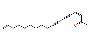 (Z)-3,16-Heptadecadiene-5,7-diyn-2-one